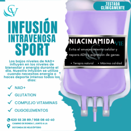 INFUSIÓN INTREVENOSA RENDIMIENTO DEPORTIVO SPORT